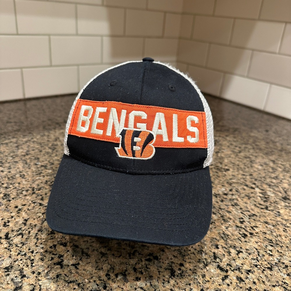 Cincinnati Bengals NFL Team Apparel Trucker Hat Cap One Size Fits All